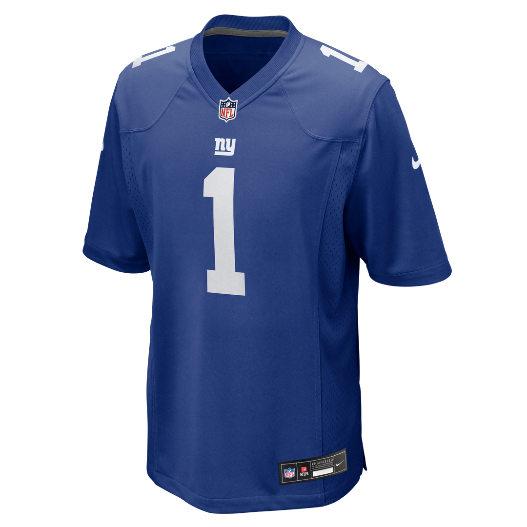 Arvell Reese New York Giants 2026 NFL Draft First Round Pick No. 5 Team Game Jersey - Royal