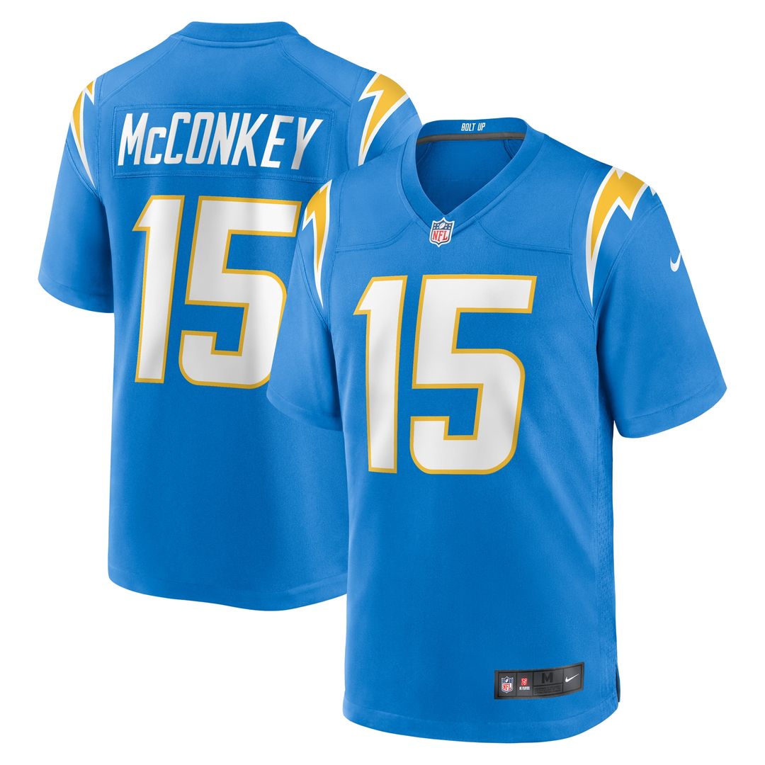 Ladd McConkey Los Angeles Chargers Alternate Super Chargers Game Player Jersey - Navy