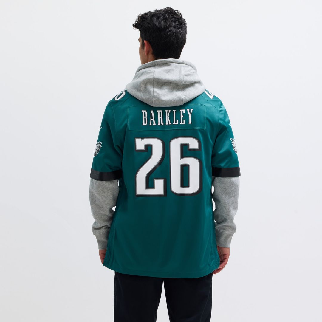 Saquon Barkley Philadelphia Eagles Alternate Game Jersey - Black
