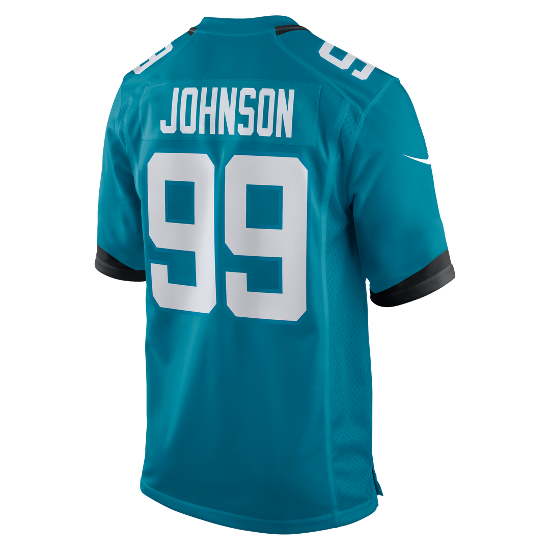 Austin Johnson Jacksonville Jaguars Team Game Jersey - Teal