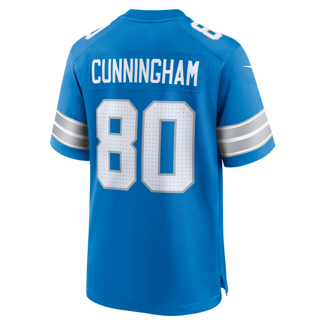 Malik Cunningham Detroit Lions Team Game Jersey - Blue