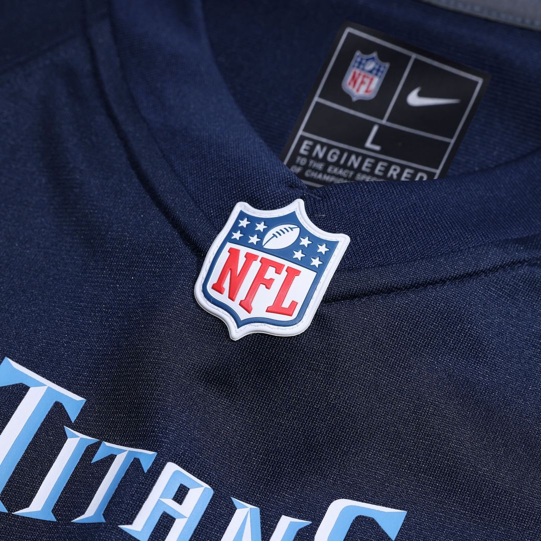 Calvin Ridley Tennessee Titans Game Player Jersey - Navy