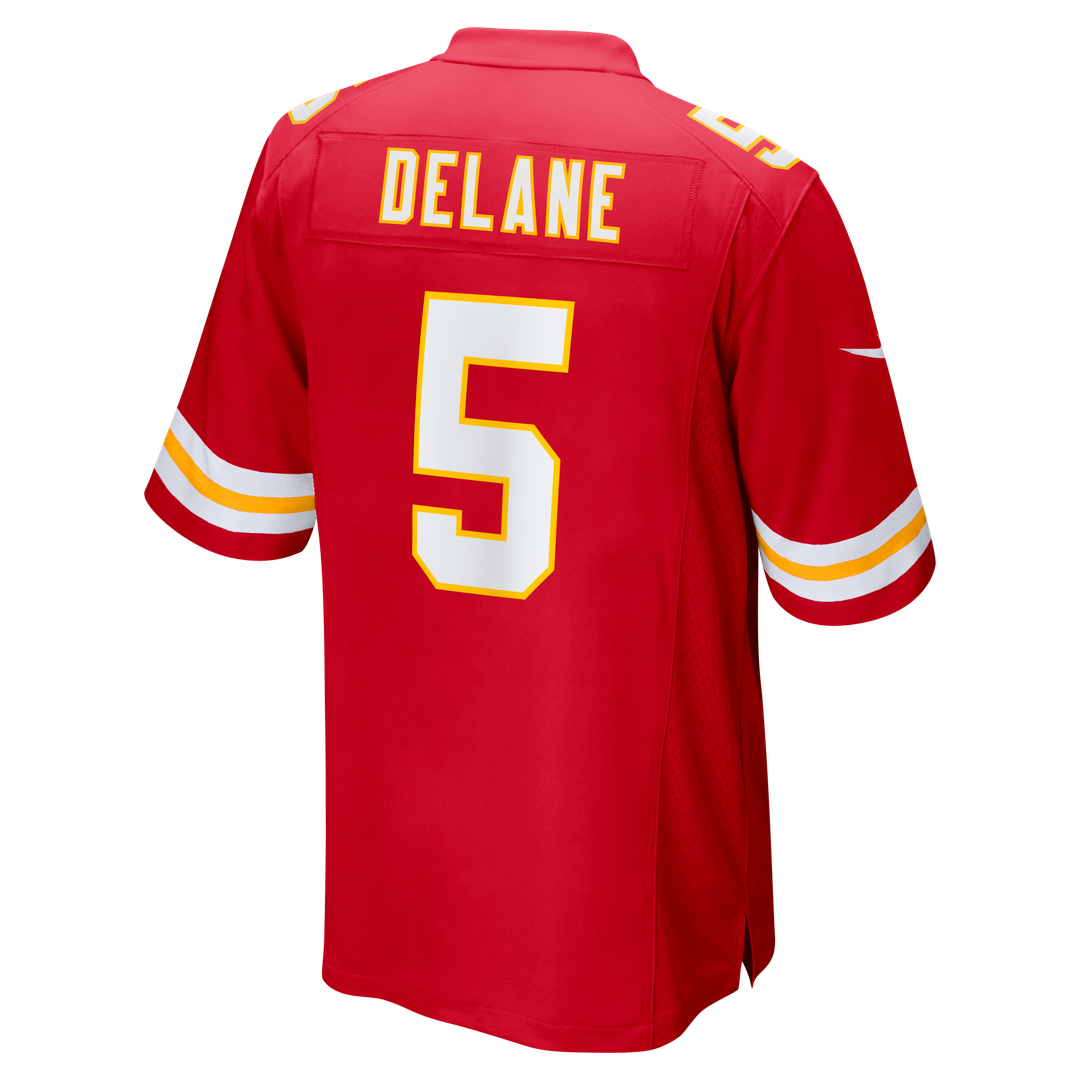 Kansas City Chiefs 2026 NFL Draft First Round Pick No. 6 Team Game Jersey - Red