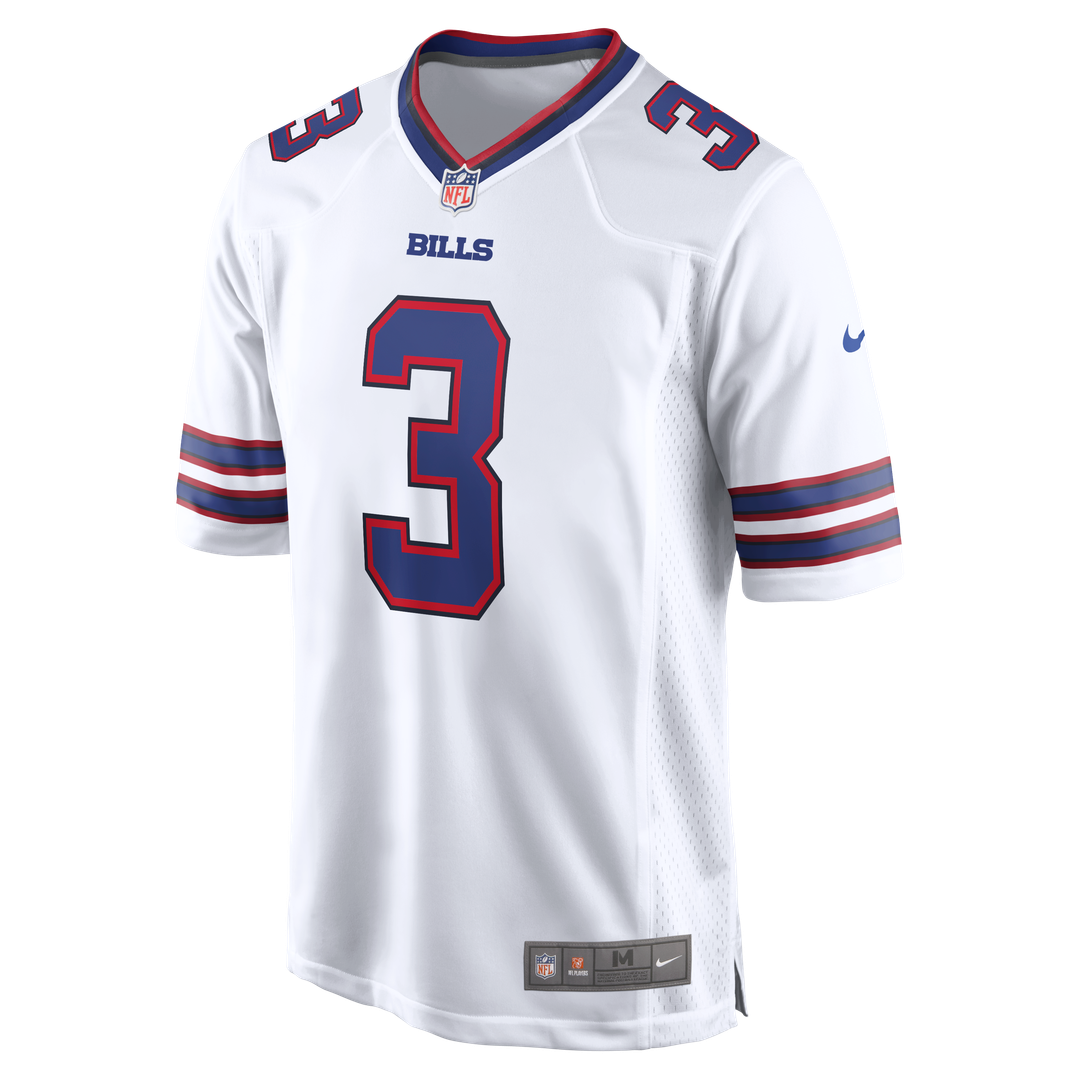 Damar Hamlin Buffalo Bills Game Jersey - White