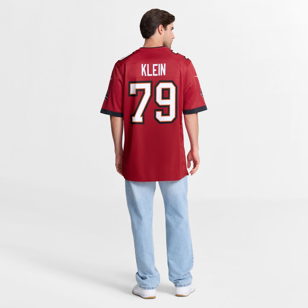 Elijah Klein Tampa Bay Buccaneers Game Jersey - Red