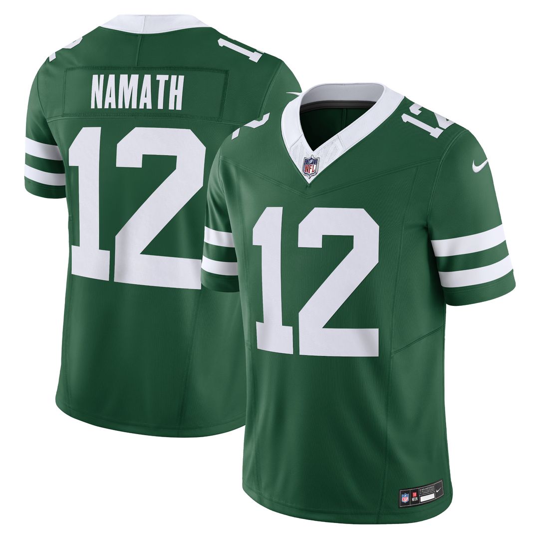 Joe Namath New York Jets Vapor F.U.S.E. Limited Jersey - Legacy White