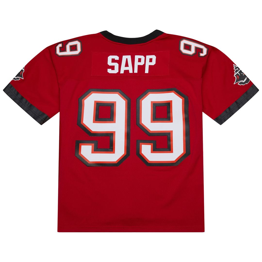 Warren Sapp Tampa Bay Buccaneers 2002 Legacy Replica Jersey - Red
