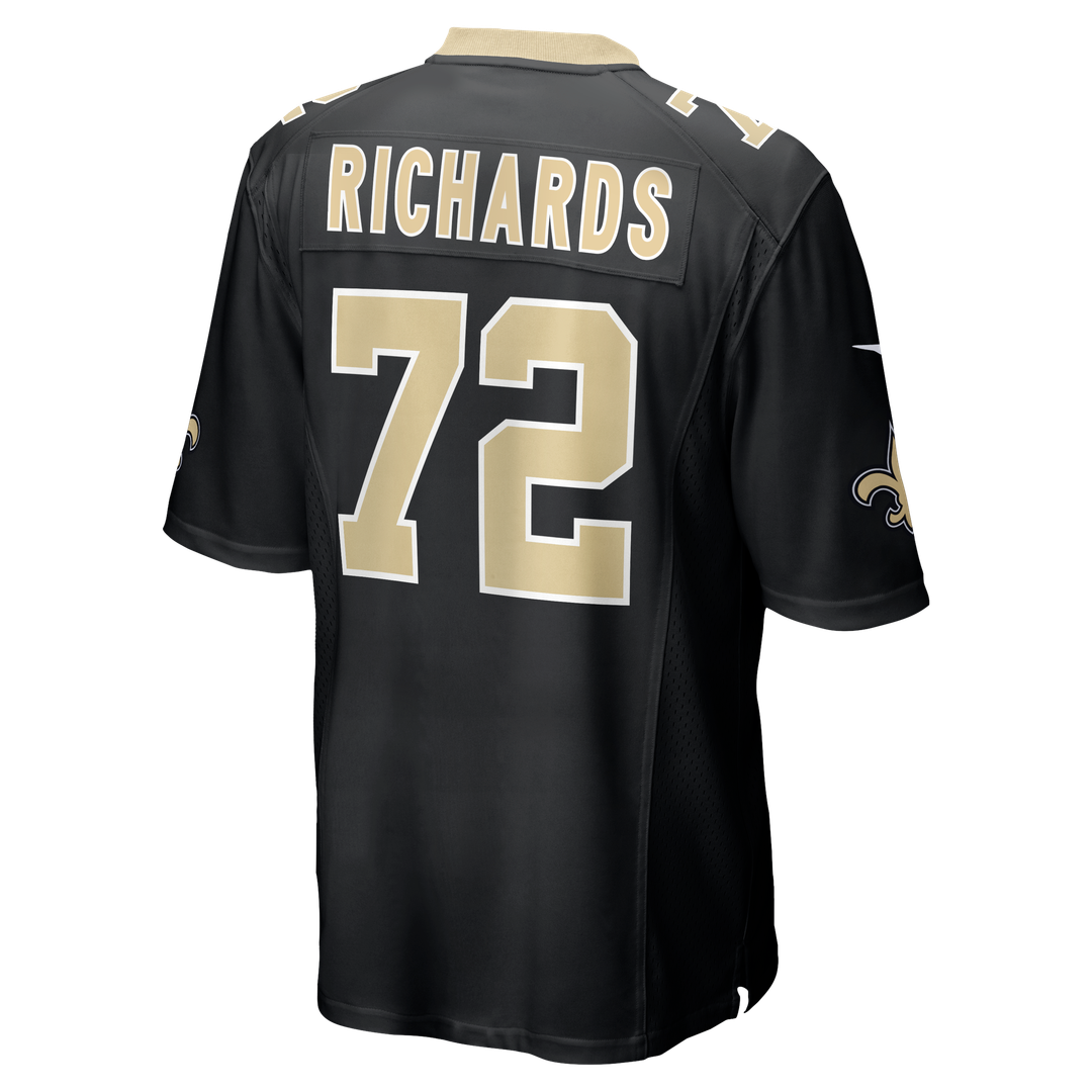 Asim Richards New Orleans Saints Team Game Jersey - Black