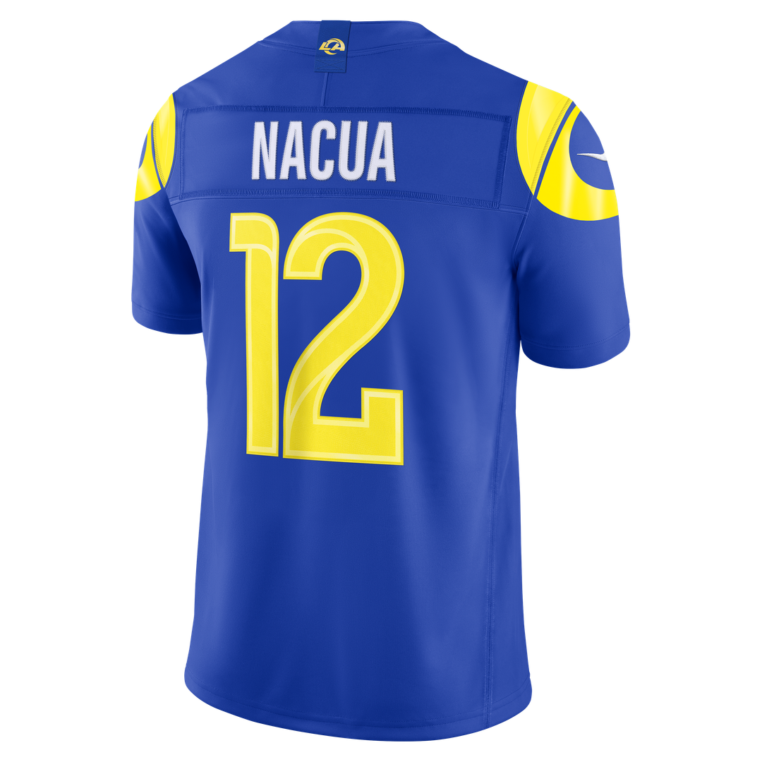 Puka Nacua Los Angeles Rams Vapor F.U.S.E. Stitched Limited Jersey - Royal