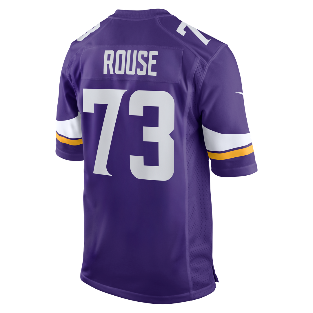 Walter Rouse Minnesota Vikings Team Game Jersey - Purple