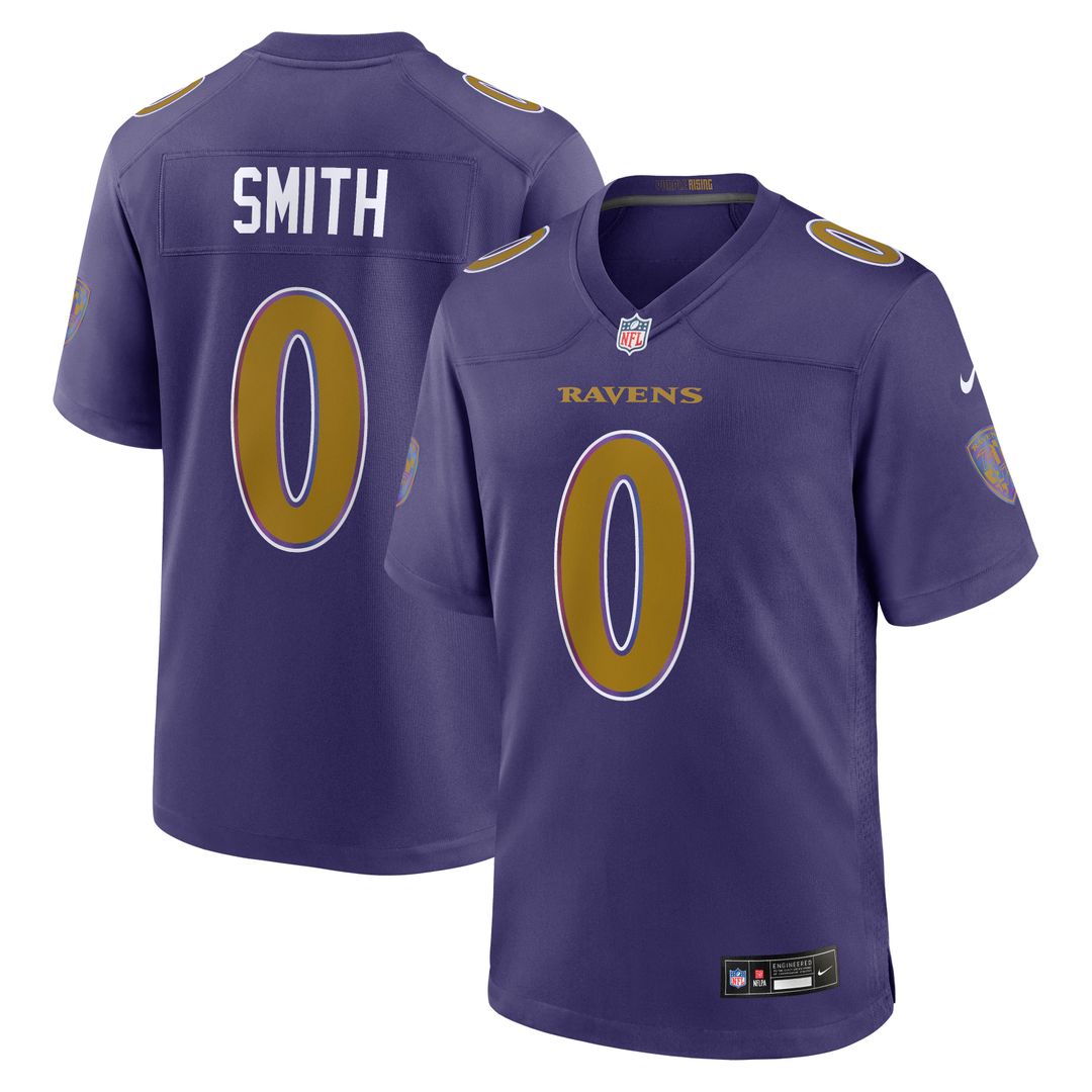 Roquan Smith Baltimore Ravens Alternate Game Jersey - Purple
