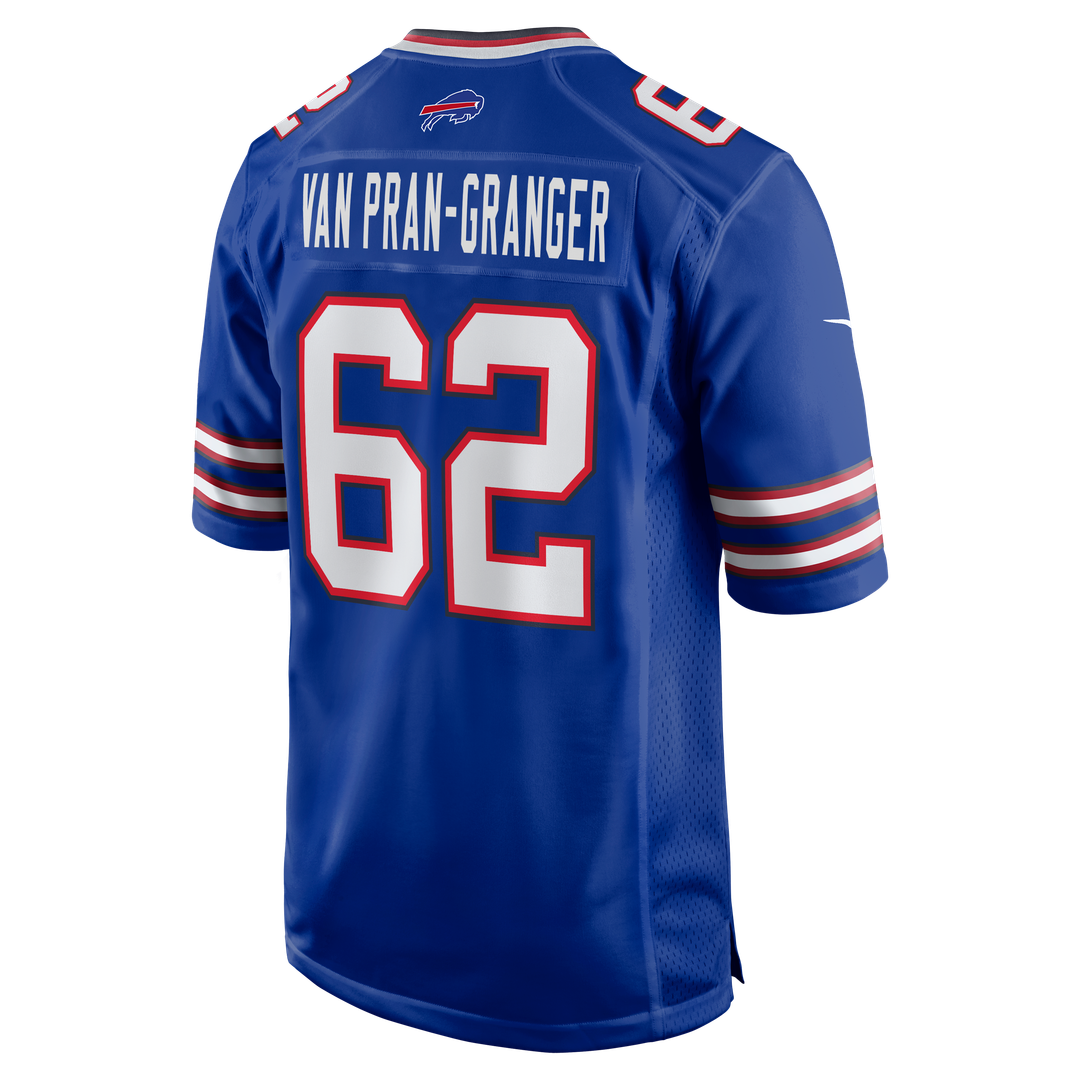 Sedrick Van Pran-Granger Buffalo Bills Game Jersey - Royal