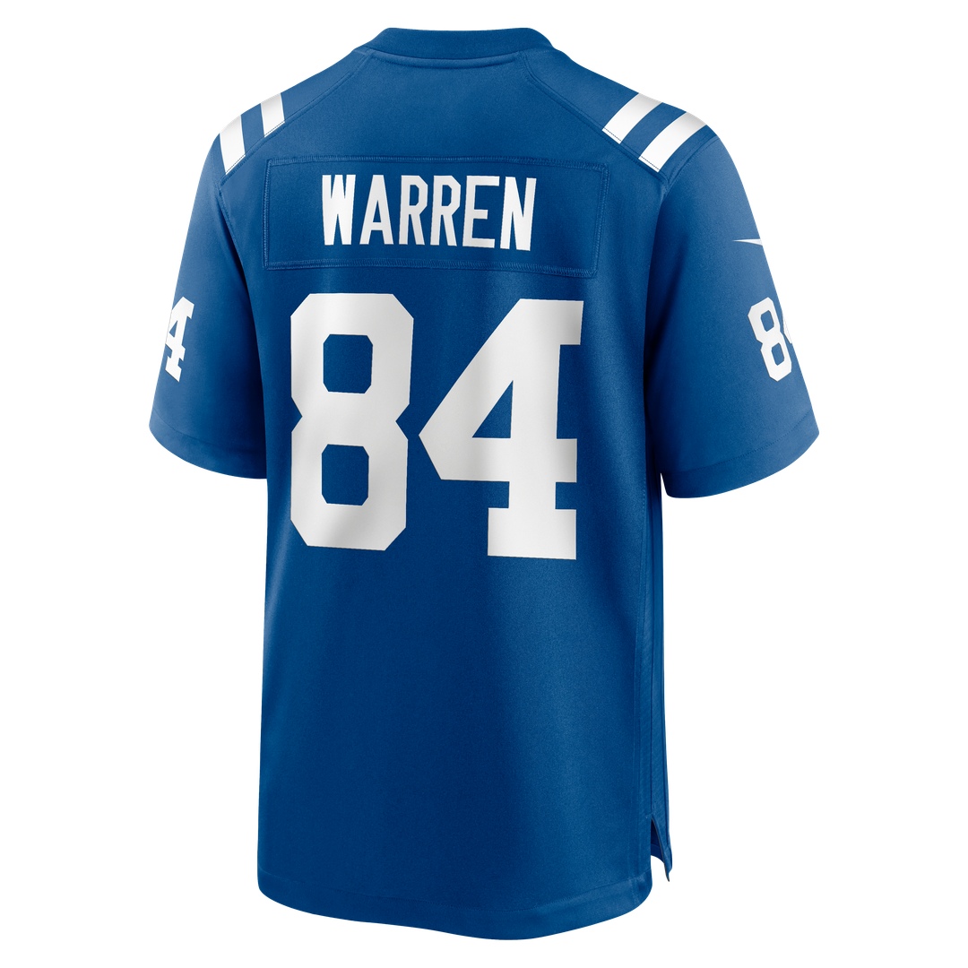 Tyler Warren Indianapolis Colts Team Game Jersey - Royal