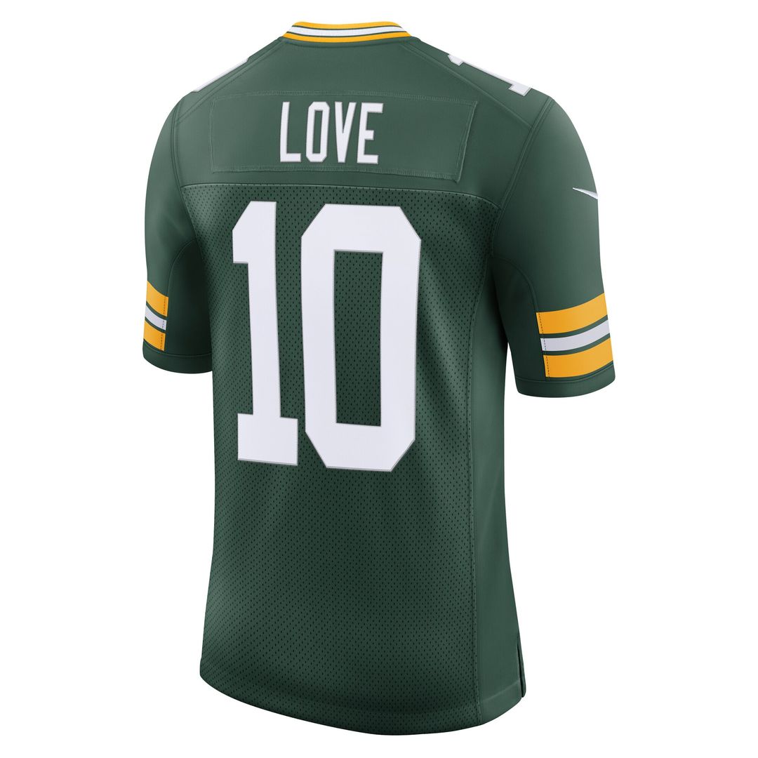 Love Green Bay Packers Team Vapor Untouchable Limited Jersey - Green