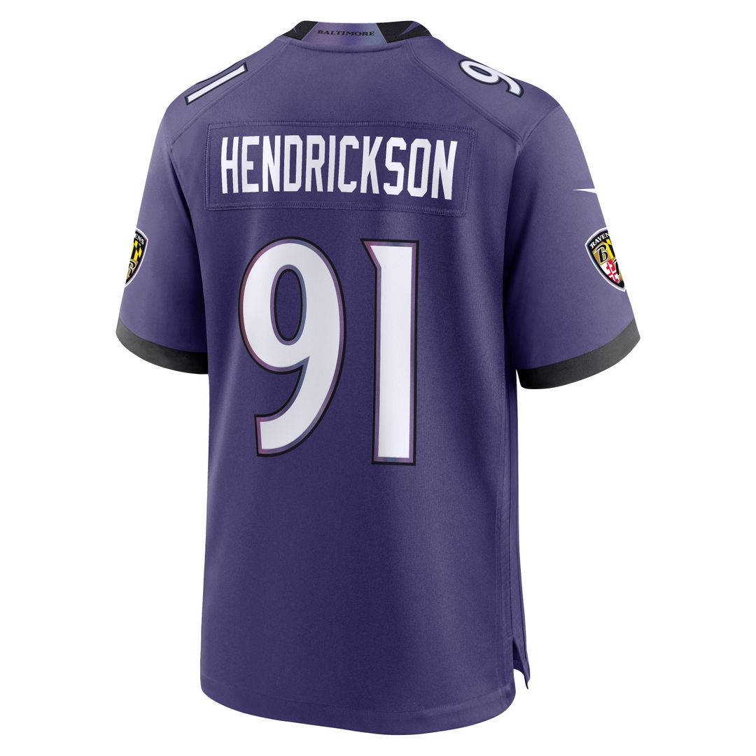 Trey Hendrickson Baltimore Ravens Alternate Game Jersey - Black