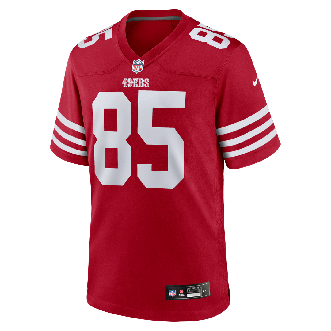 George Kittle San Francisco 49ers Team Game Jersey - Scarlet