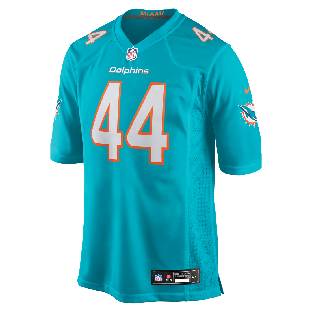 Chop Robinson Miami Dolphins Game Jersey - Aqua