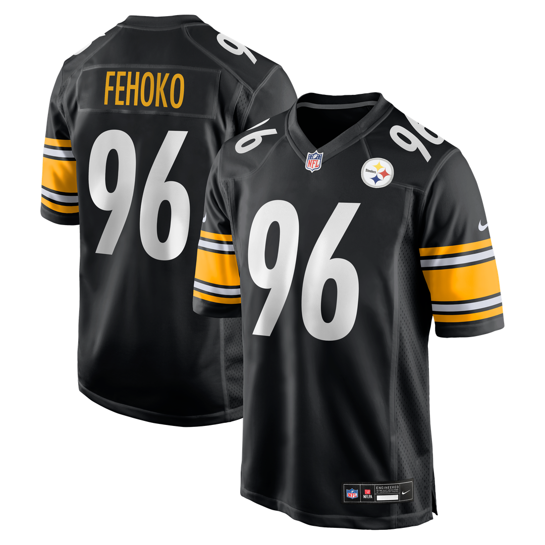 Breiden Fehoko Pittsburgh Steelers Game Jersey - Black