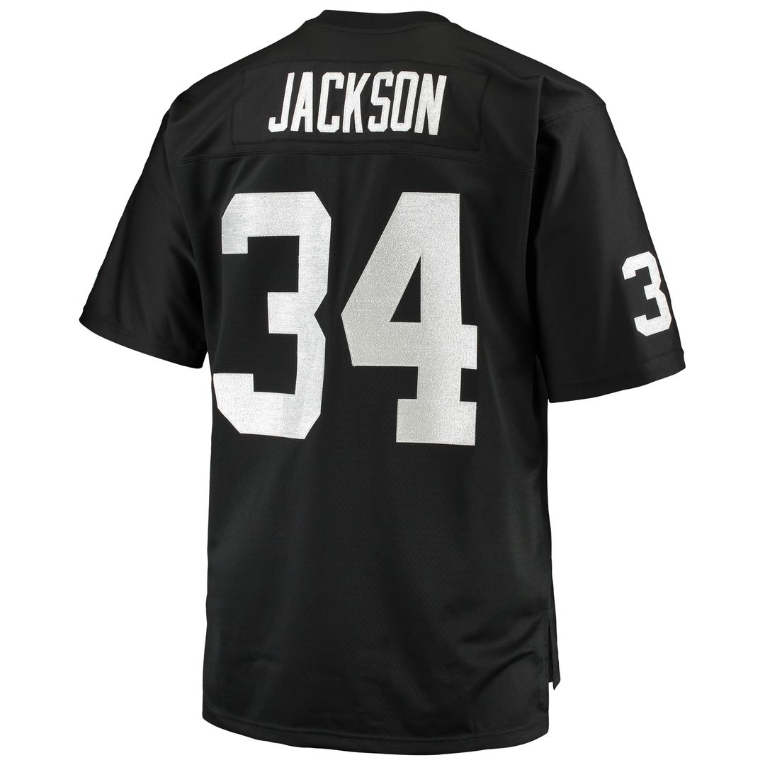 Bo Jackson Las Vegas Raiders Big & Tall 1988 Retired Player Replica Jersey - White