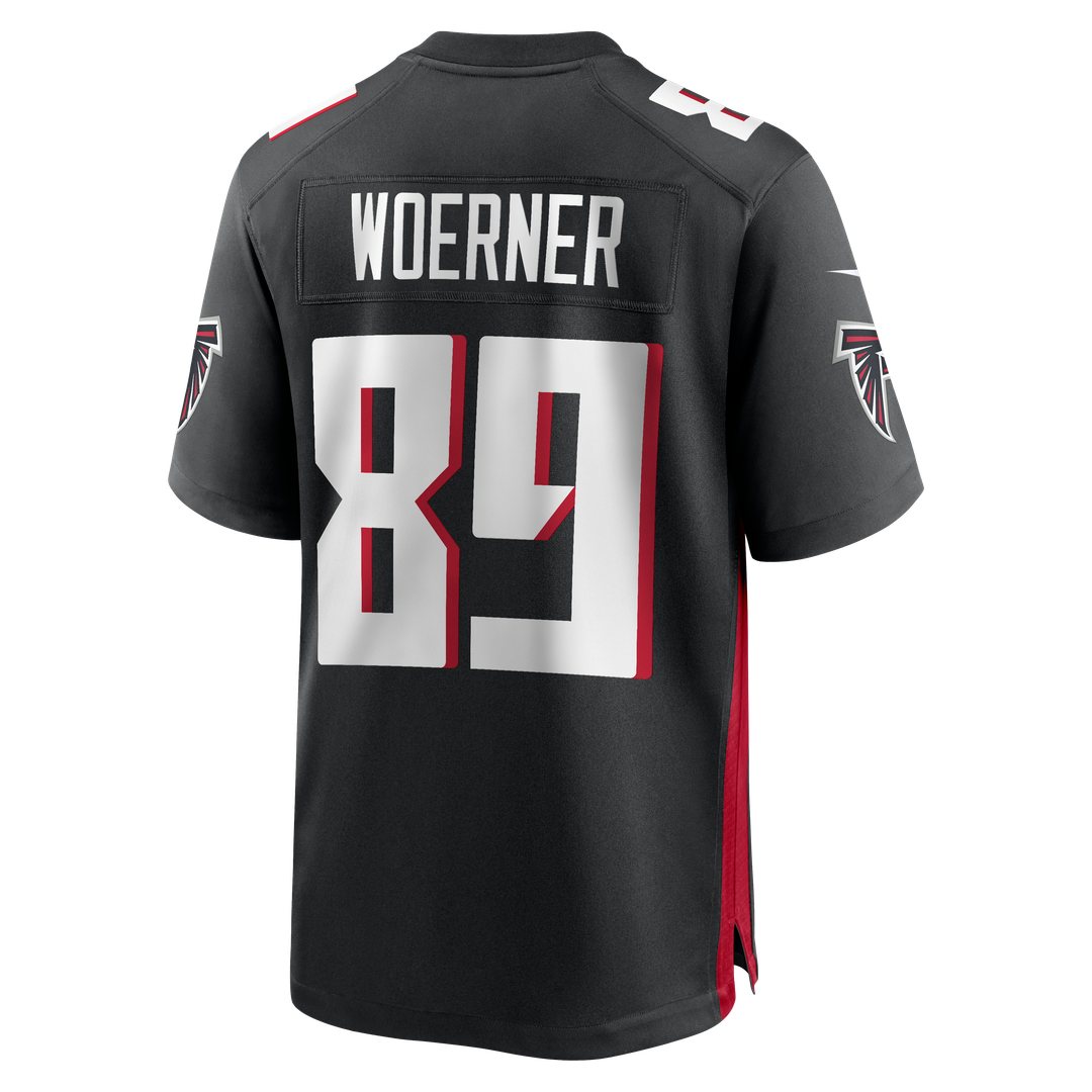 Charlie Woerner Atlanta Falcons Game Jersey - Black