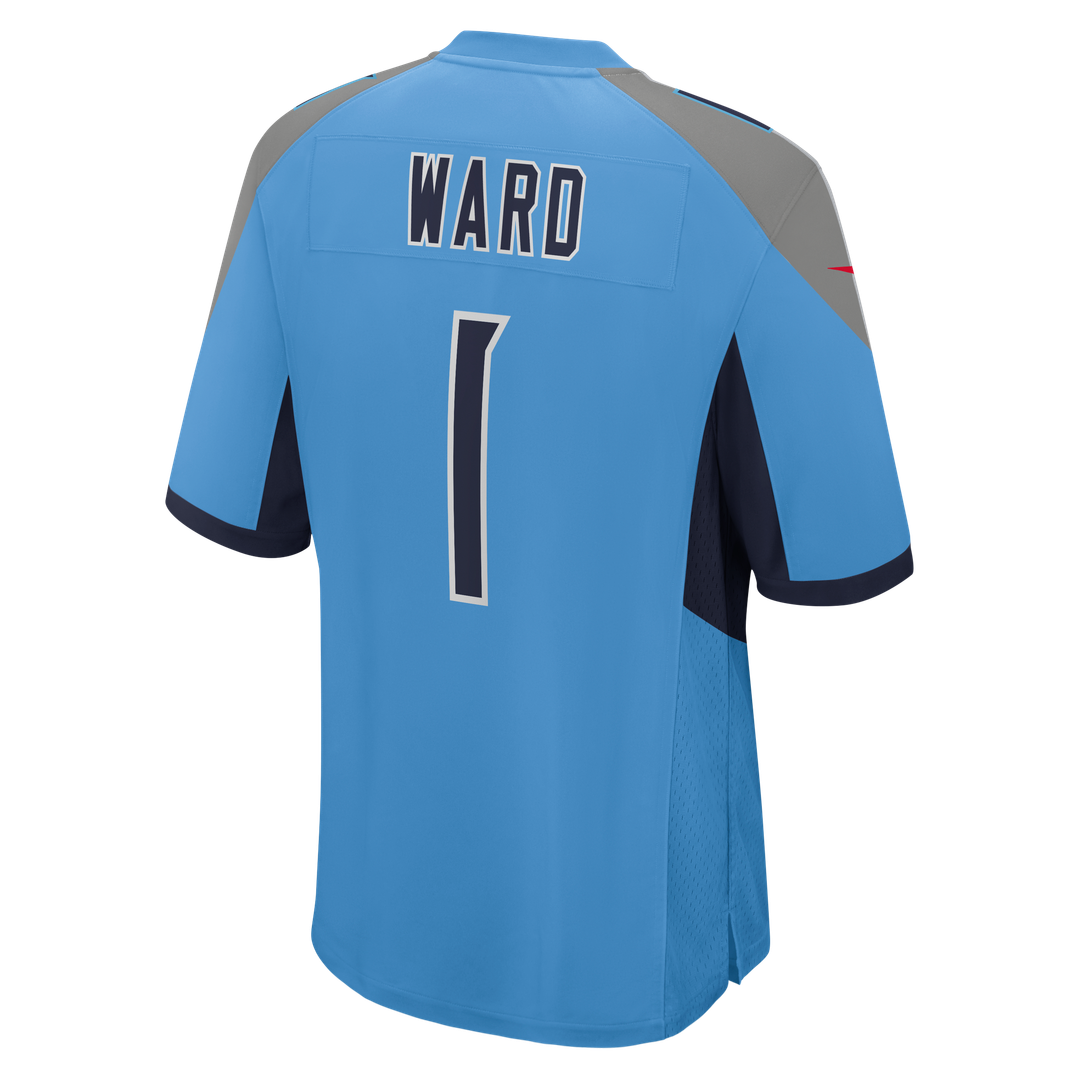 Cameron Ward Tennessee Titans Team Game Jersey - Light Blue
