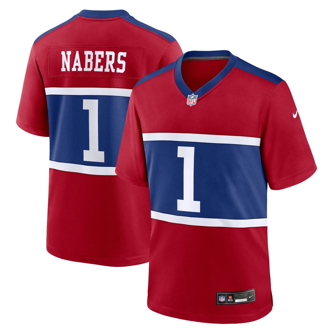 Malik Nabers New York Giants Player Game Jersey - Royal