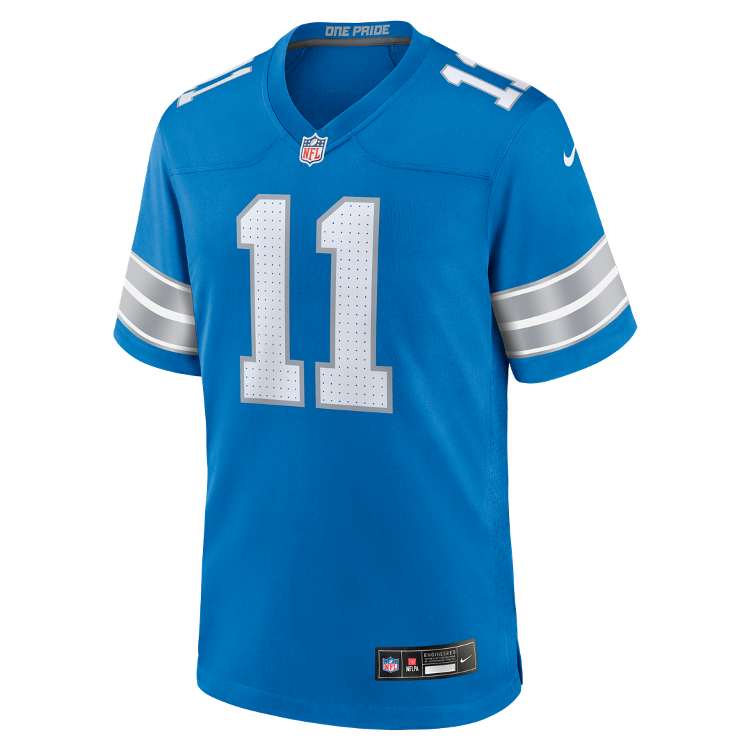Damone Clark Detroit Lions Team Game Jersey - Blue