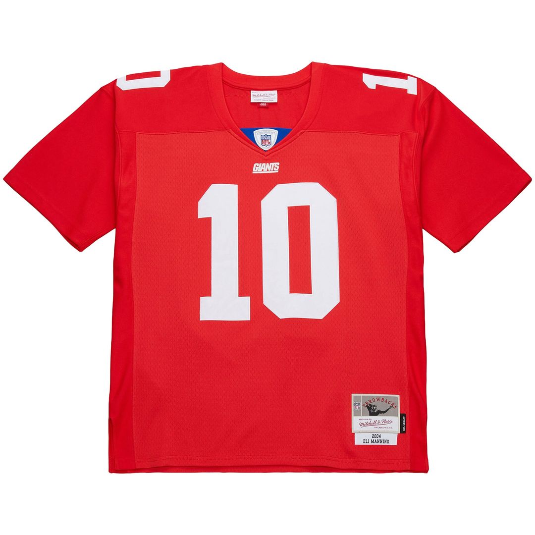 Eli Manning New York Giants 2004 Team Legacy Retired Player Big & Tall Jersey - Red