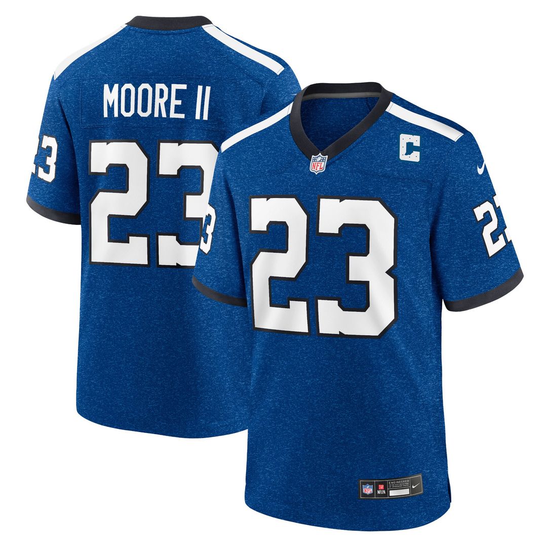 Kenny Moore II Indianapolis Colts Indiana Nights Alternate Game Jersey - Royal