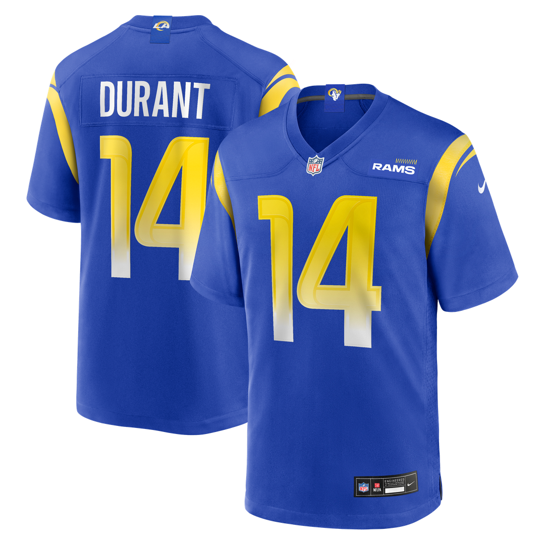 Cobie Durant Los Angeles Rams Game Player Jersey - Royal