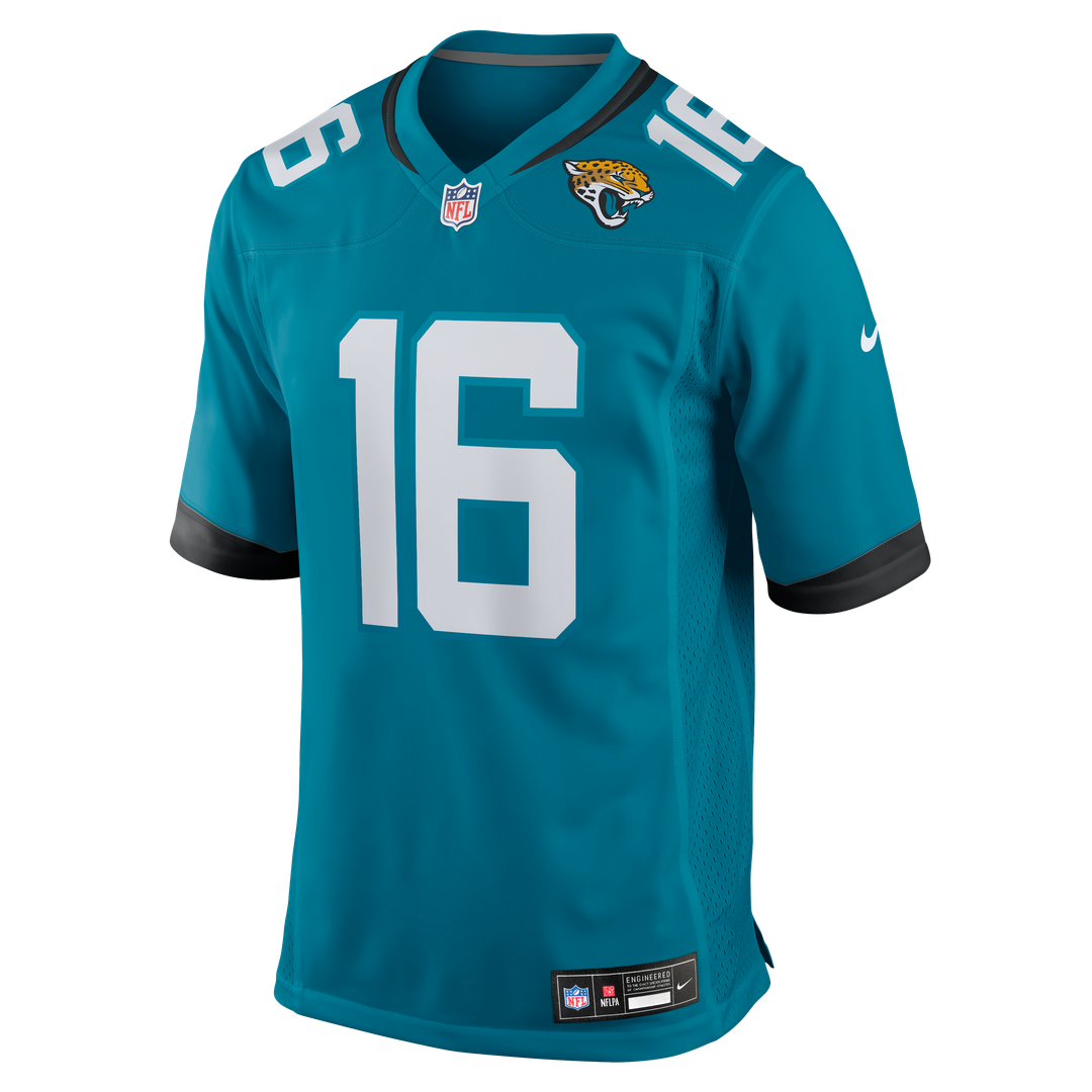 Trevor Lawrence Jacksonville Jaguars Home Game Jersey - Teal