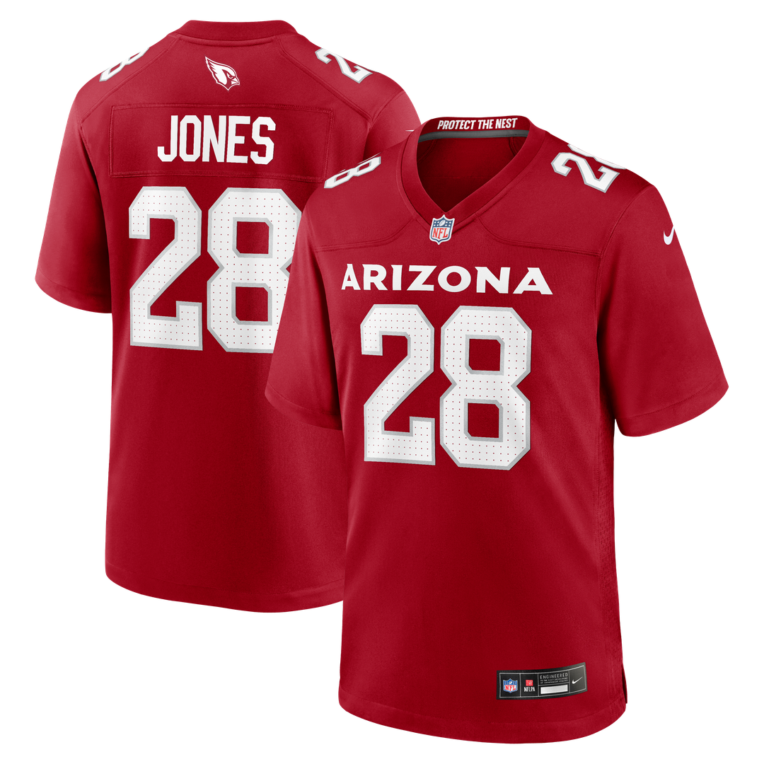 Elijah Jones Arizona Cardinals Team Game Jersey - Cardinal