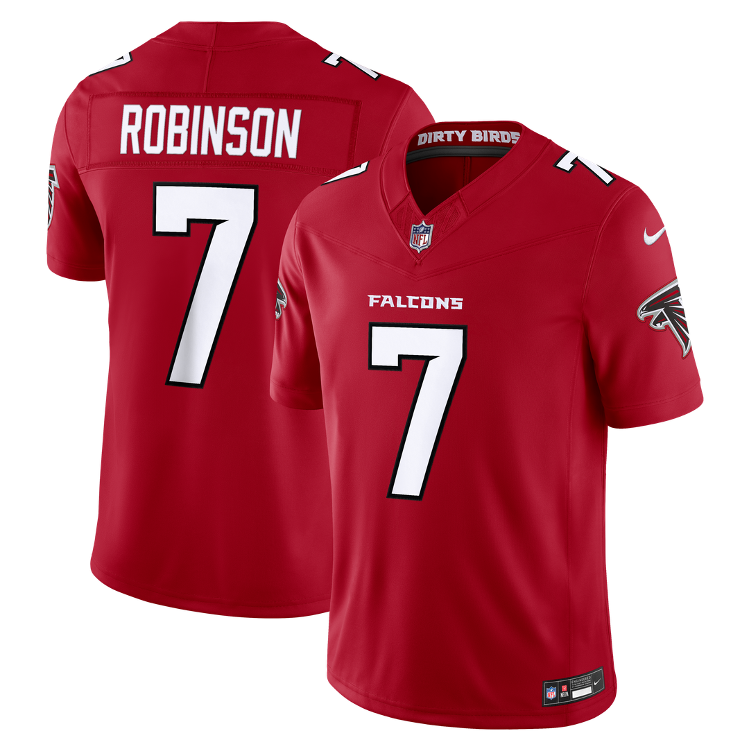 Bijan Robinson Atlanta Falcons Vapor F.U.S.E. Stitched Limited Jersey - White