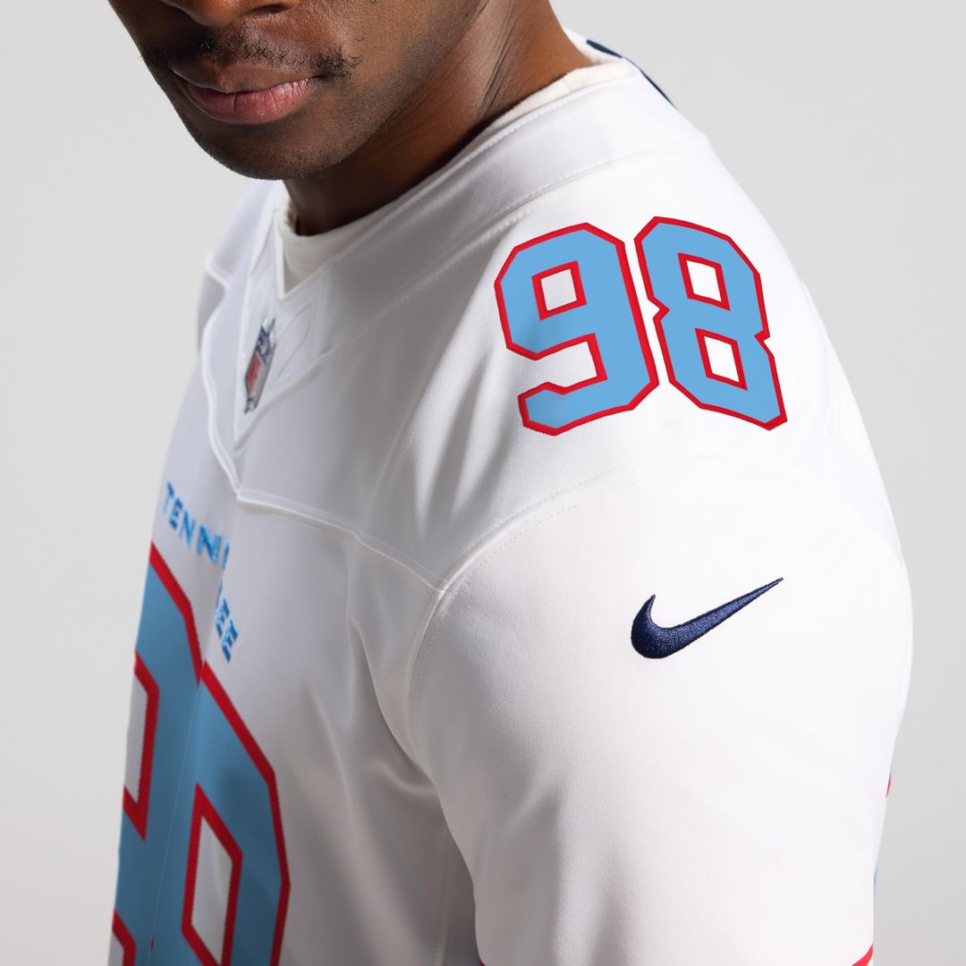 Jeffery Simmons Tennessee Titans Vapor F.U.S.E. Sewn Down Limited Jersey - Light Blue