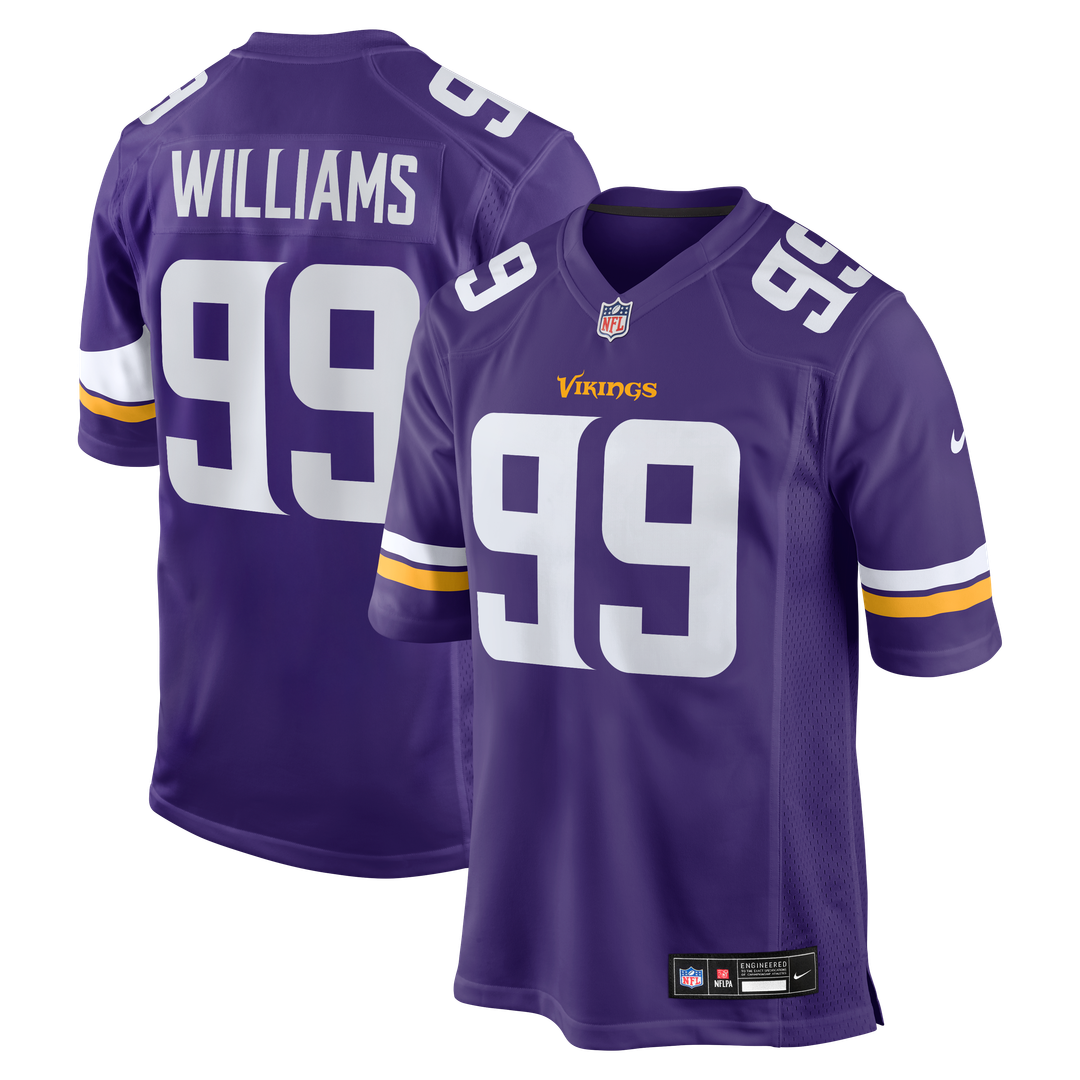 Elijah Williams Minnesota Vikings Team Game Jersey - Purple