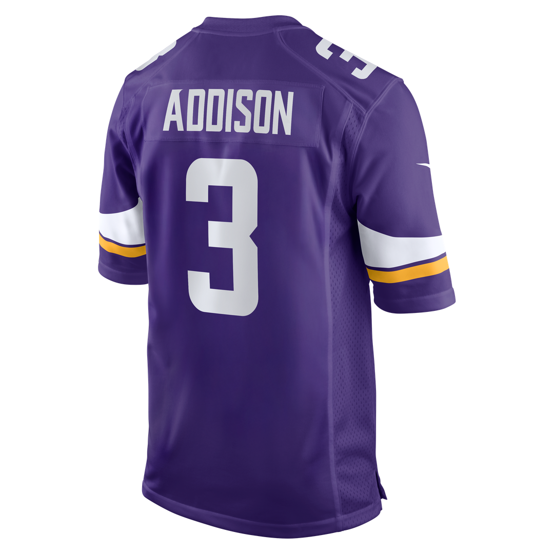 Addison Minnesota Vikings Game Jersey - Purple