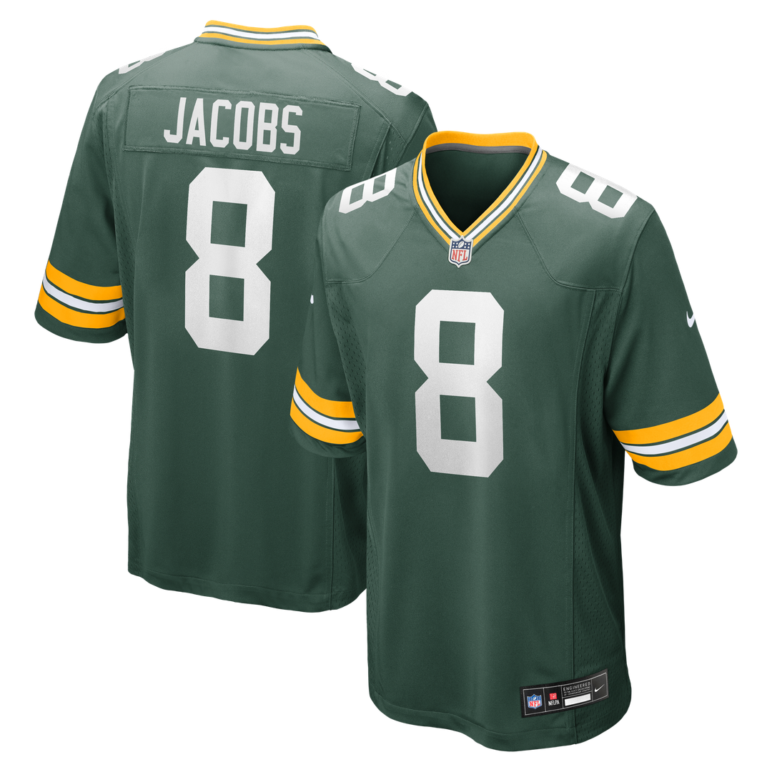 Josh Jacobs Green Bay Packers Team Game Jersey - Green