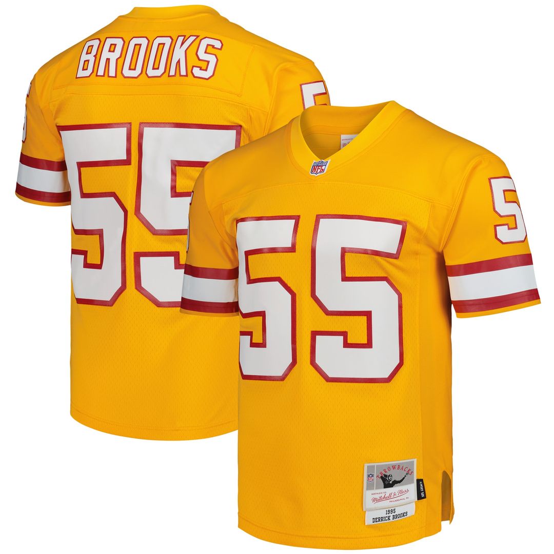 Derrick Brooks Tampa Bay Buccaneers Legacy Replica Jersey - Orange