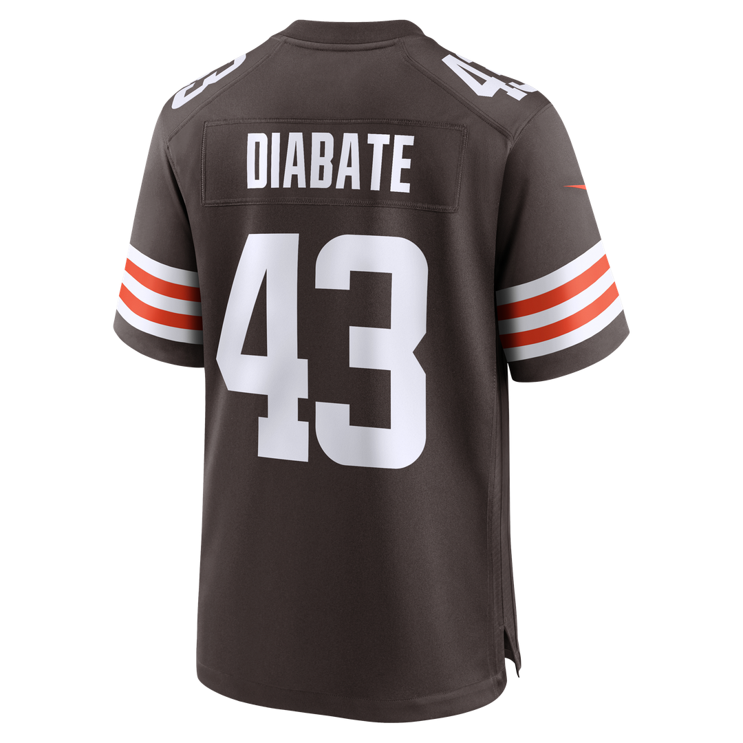 Mohamoud Diabate Cleveland Browns Team Game Jersey - Brown