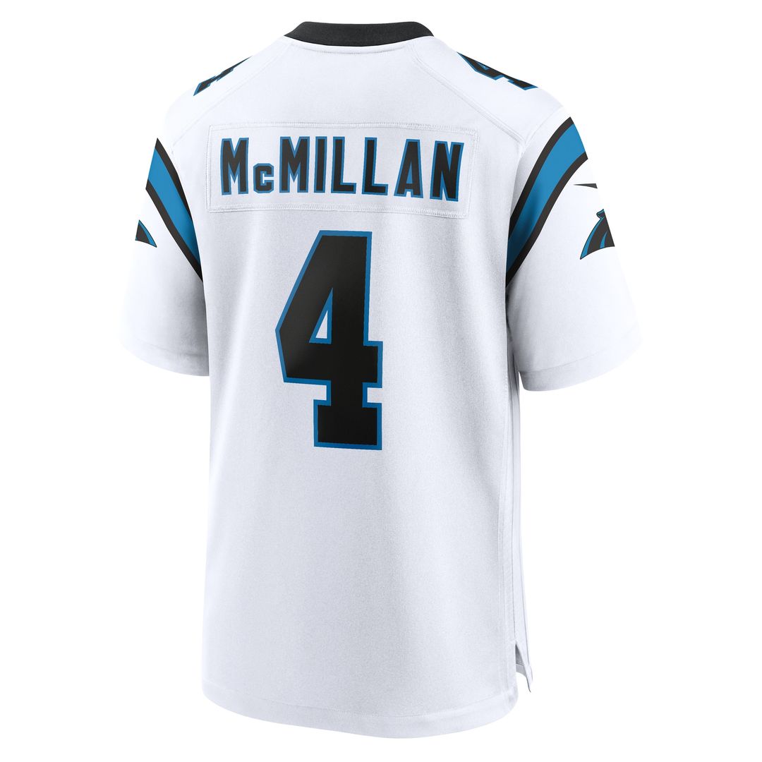 Tetairoa McMillan Carolina Panthers Game Jersey - White