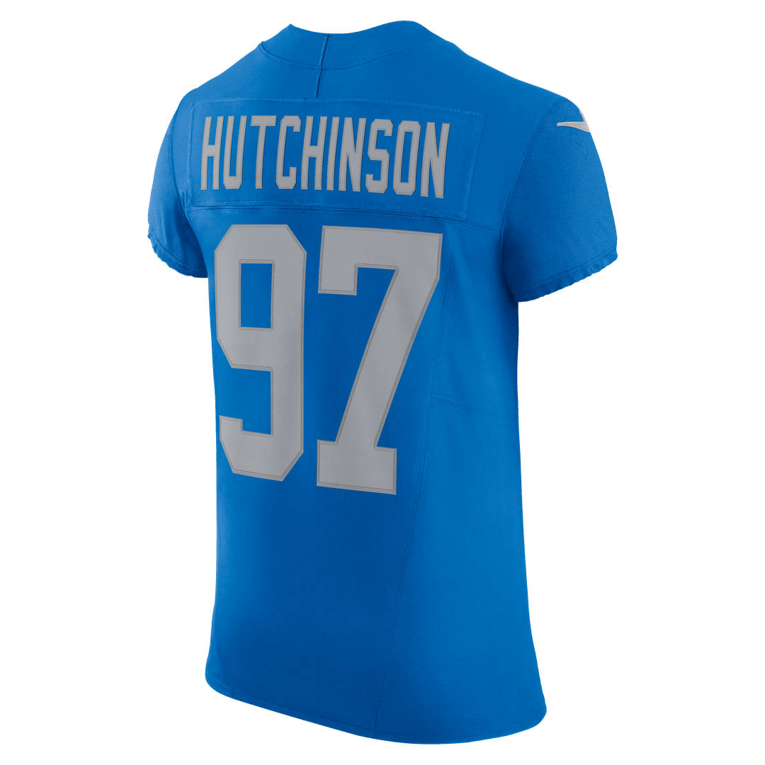 Aidan Hutchinson Detroit Lions Alternate Vapor F.U.S.E. Elite Jersey - Blue