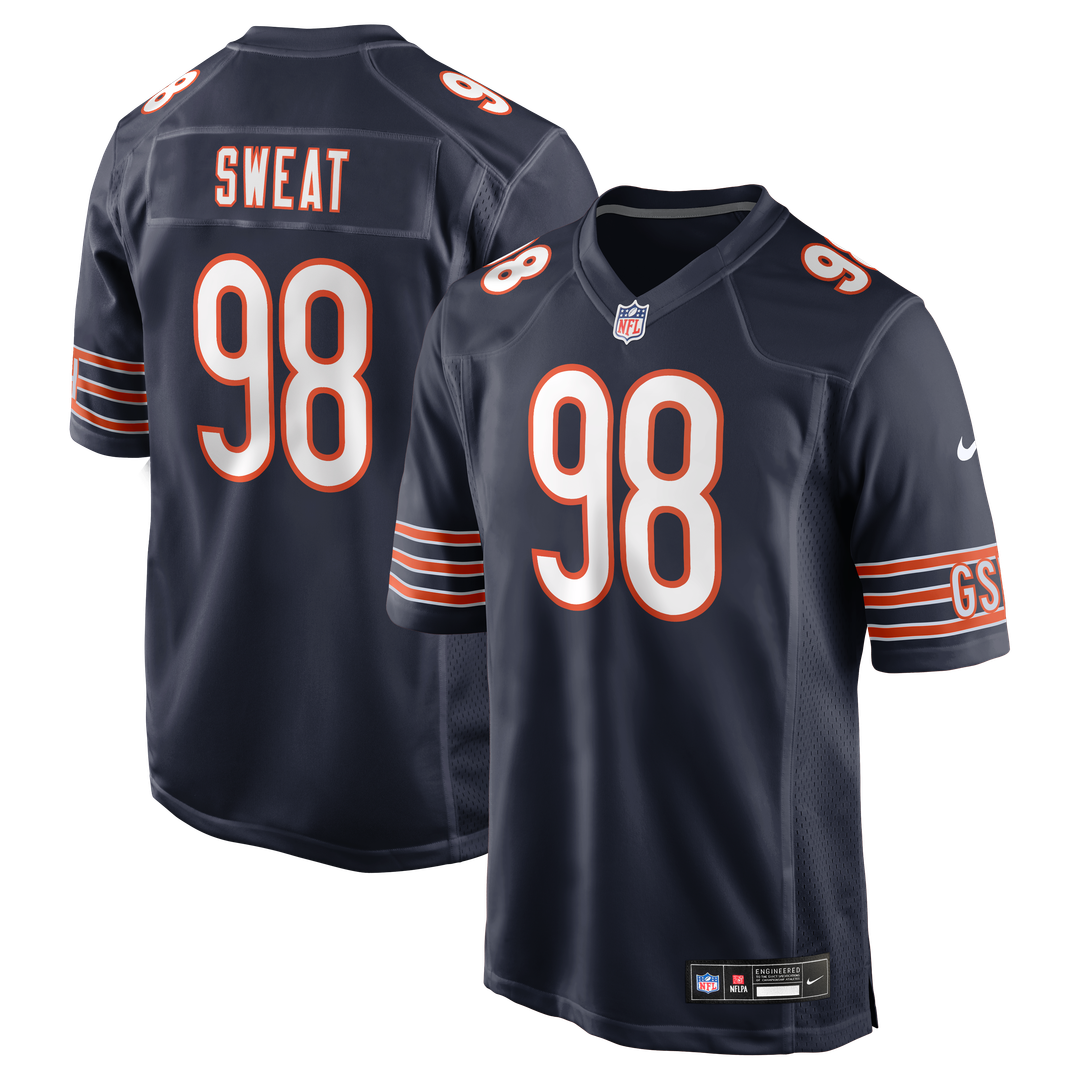 Montez Sweat Chicago Bears Game Jersey - Navy