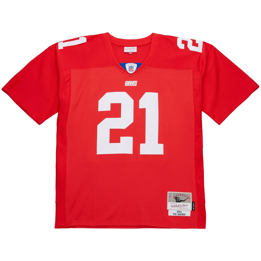 Tiki Barber New York Giants 2004 Legacy Replica Jersey - Red