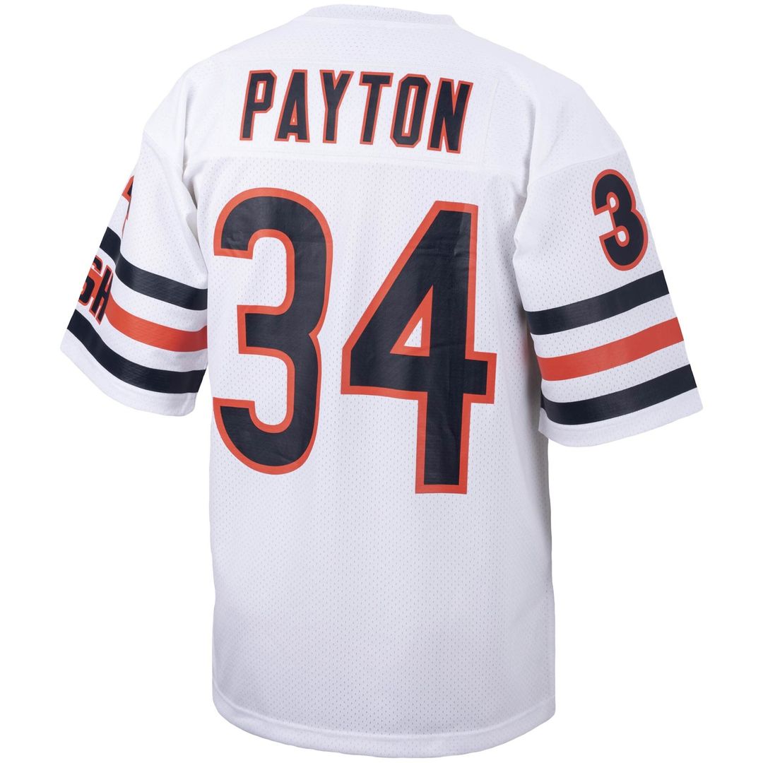 Walter Payton Chicago Bears Big & Tall 1985 Retired Player Replica Jersey - White