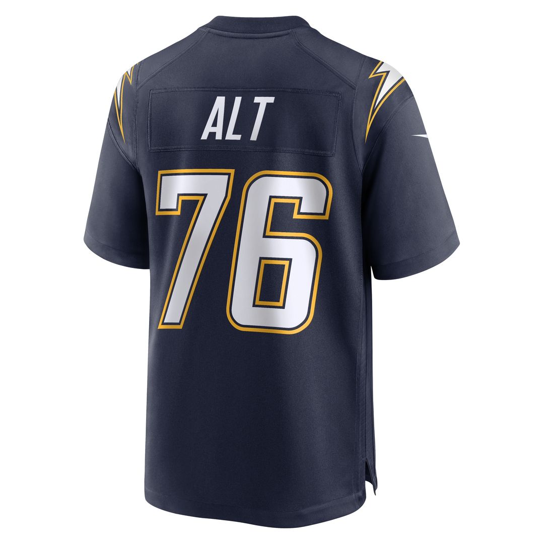 Joe Alt Los Angeles Chargers Alternate Charger Power Game Player Jersey - Gold