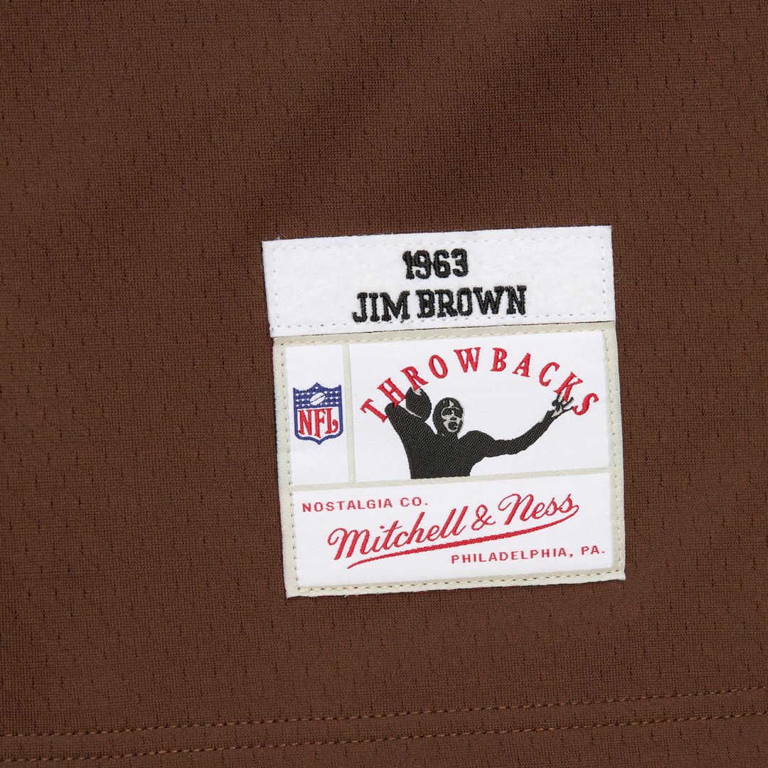 Jim Brown Cleveland Browns Player Name & Number Hoodie Legacy Jersey - Brown