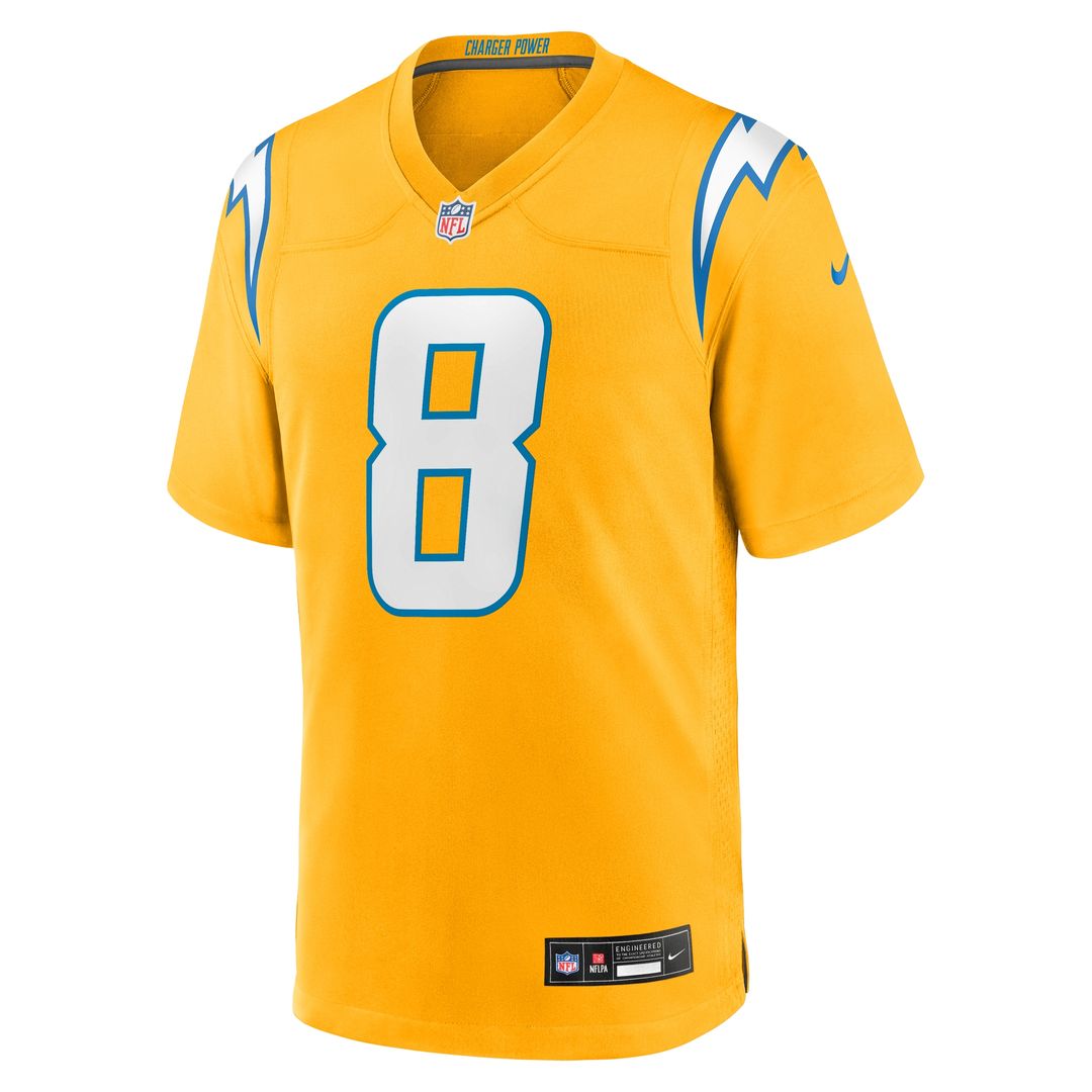 Omarion Hampton Los Angeles Chargers Alternate Super Chargers Game Player Jersey - Navy