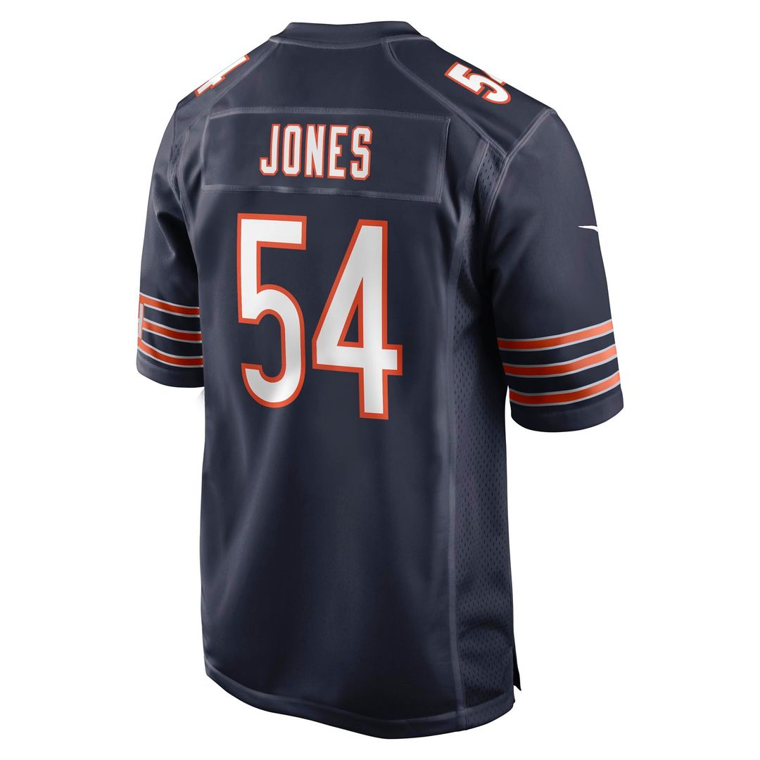 Logan Jones Chicago Bears Team Game Jersey - Navy