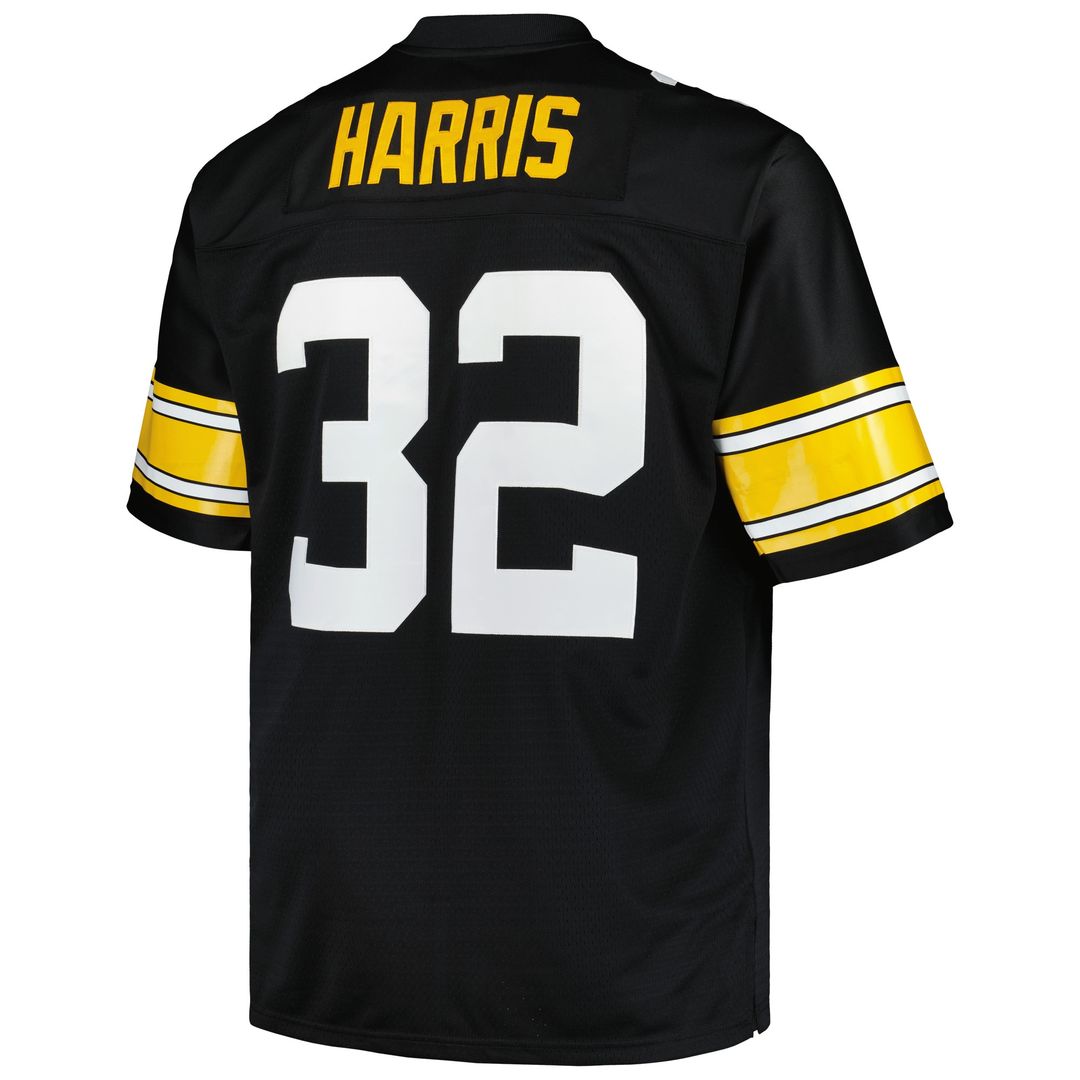 Franco Harris Pittsburgh Steelers Big & Tall 1976 Retired Player Replica Jersey - White
