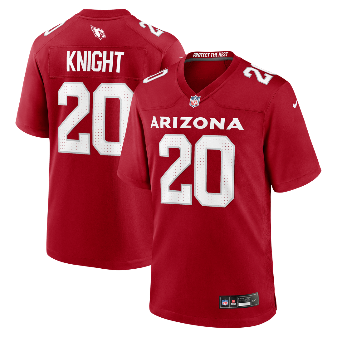 Zonovan Knight Arizona Cardinals Team Game Jersey - Cardinal